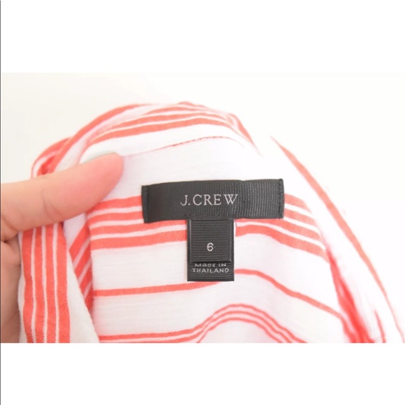 ❌SOLD❌J.Crew crinkled cotton button-down - Picture 6 of 6